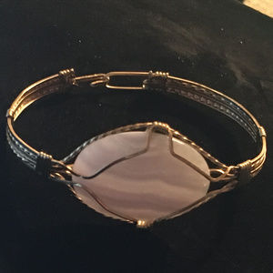 NEW~Blue Lace Agate Bracelet